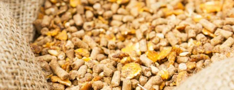 Compound feed in sacks fodder