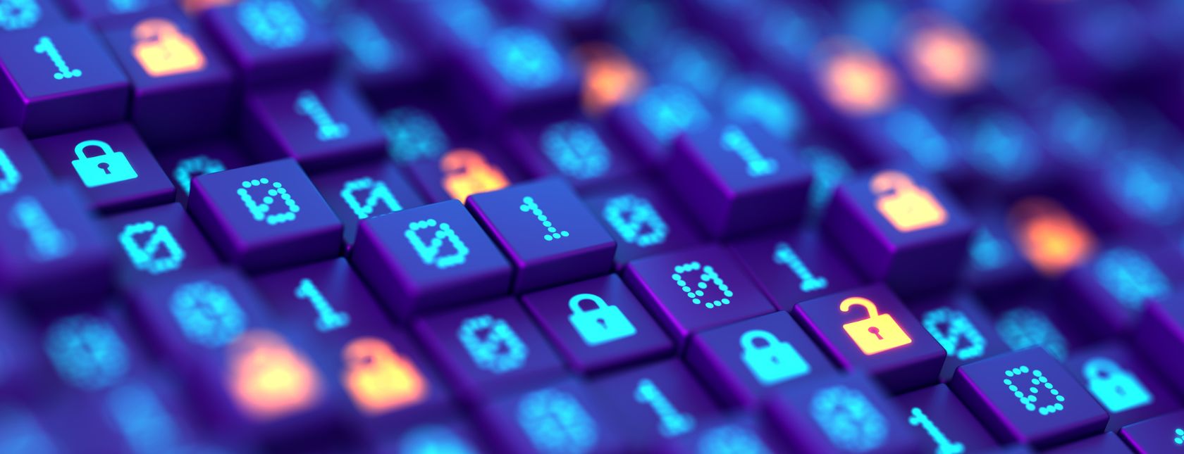Binary code and digital lock