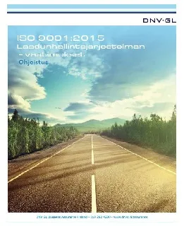 ISO 9001:2015 -ohjeistusdokumentti