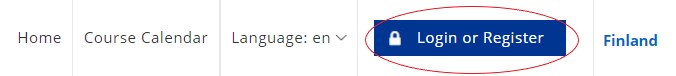 Koulutusportaali ohjeita - Kirjaudu tai Rekisteröidy