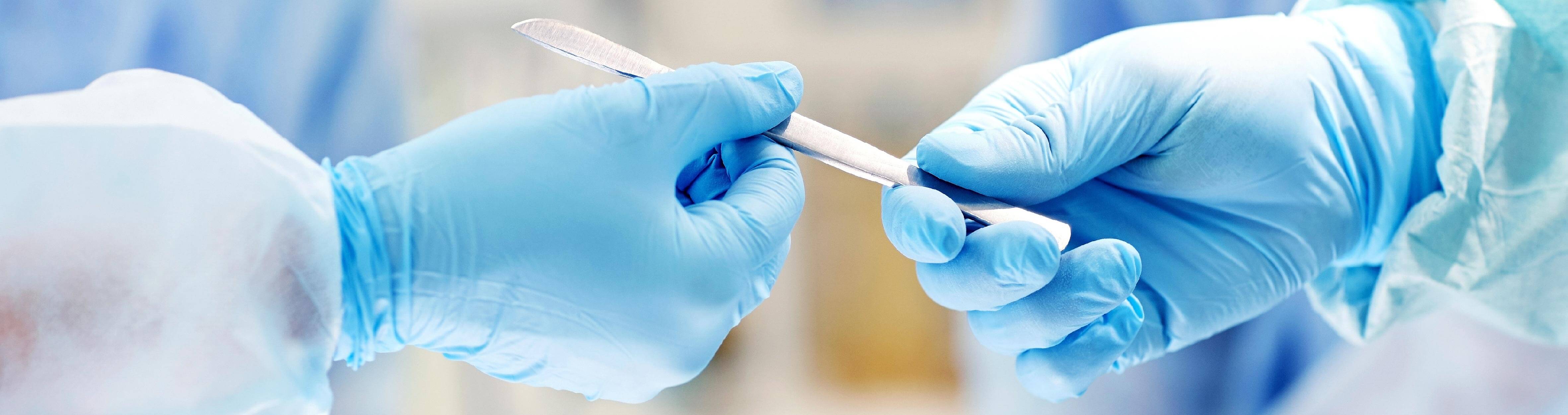 Doctors performing surgery